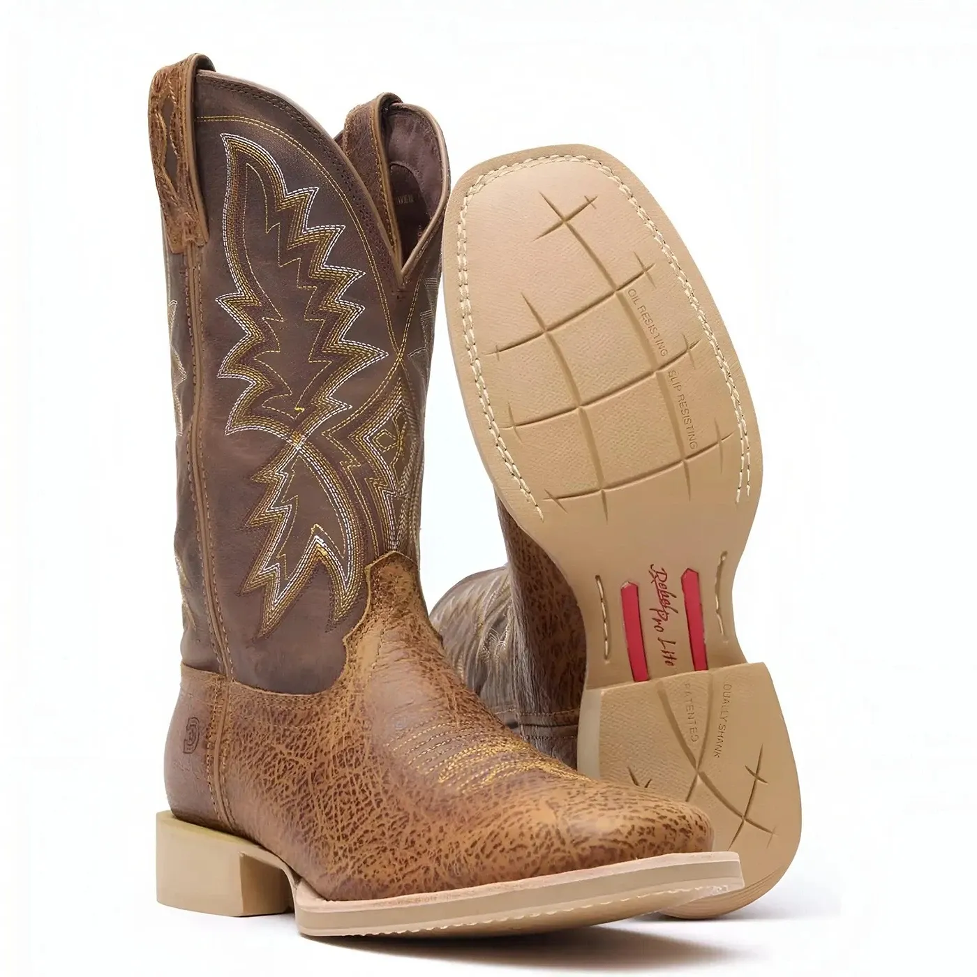 Rebel Pro Lite Rustic Tan & Tobacco Western Boot - Image 3