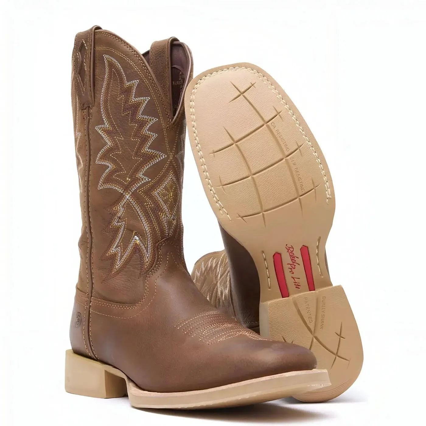 Rebel Pro Lite Coyote Brown Western Boot - Image 7