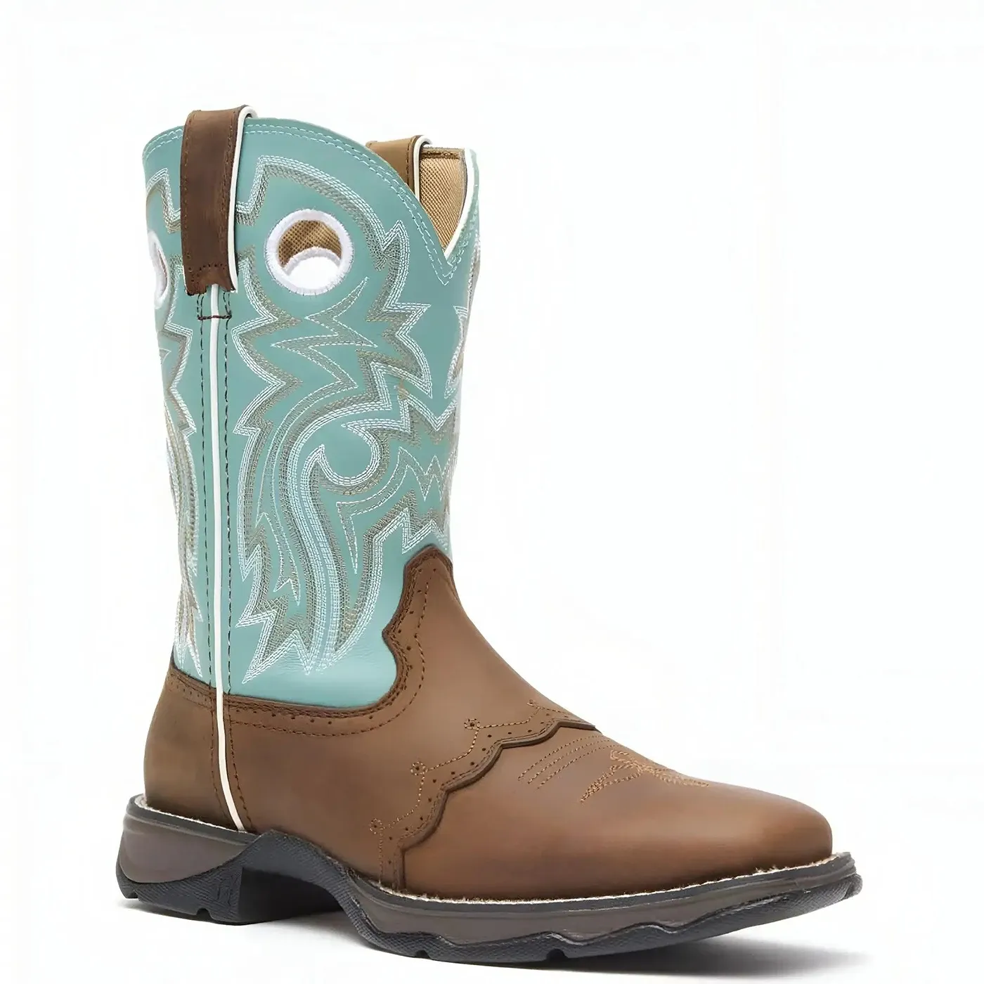 Women’s Lady Rebel by Durango Powder n’ Lace Saddle Western Boot - Image 4