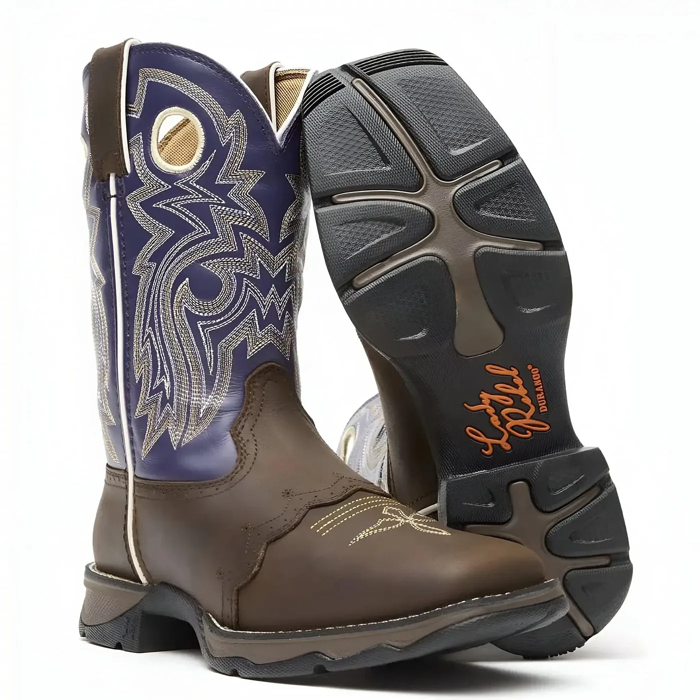 Women’s Lady Rebel by Durango Twilight n’ Lace Saddle Western Boot - Image 4