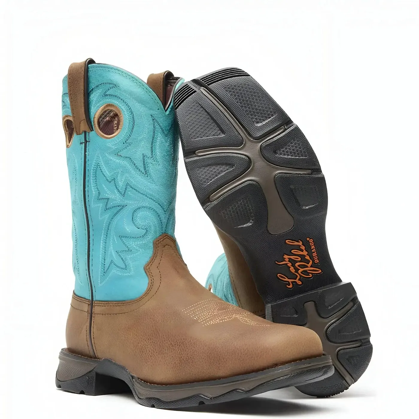 Women’s Lady Rebel Work by Durango Steel Toe Western Boot - Image 5