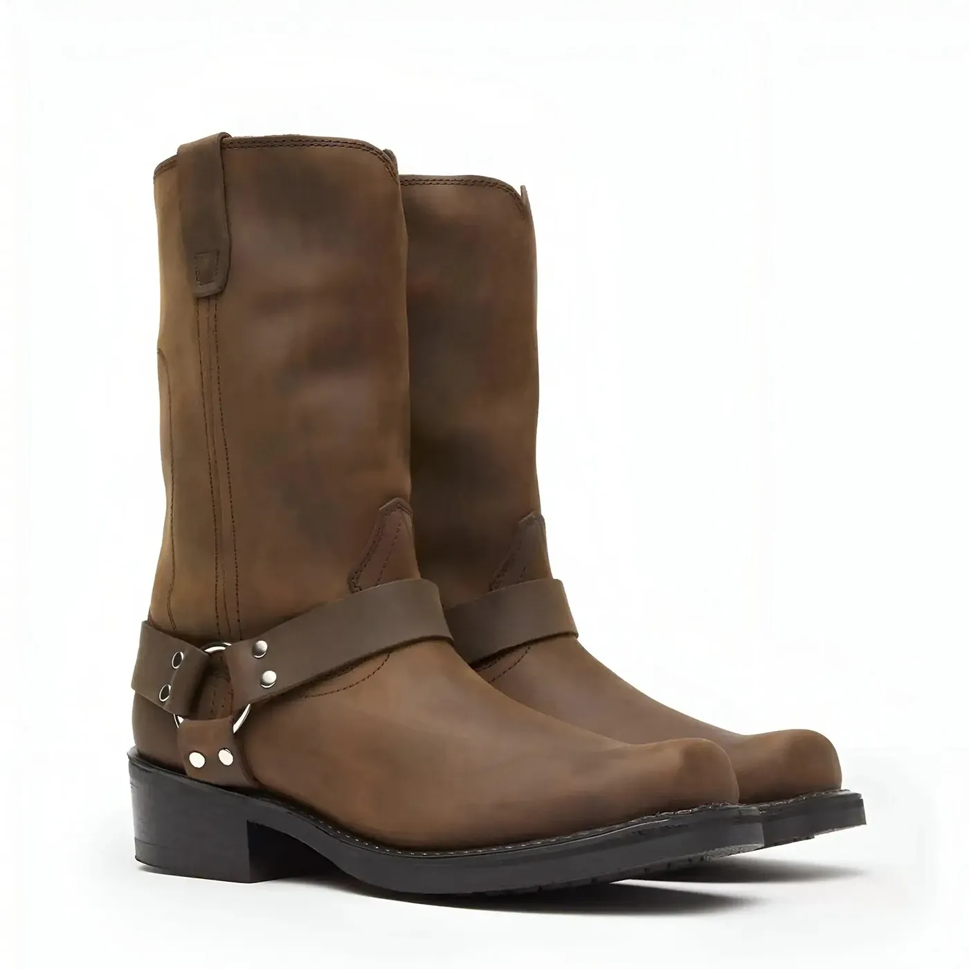 Brown Harness Boot