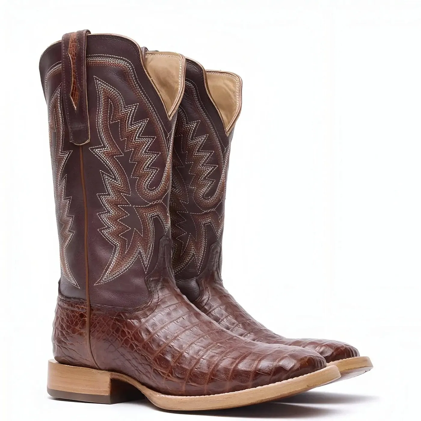 PRCA Collection Caiman Belly Western Boot - Image 2