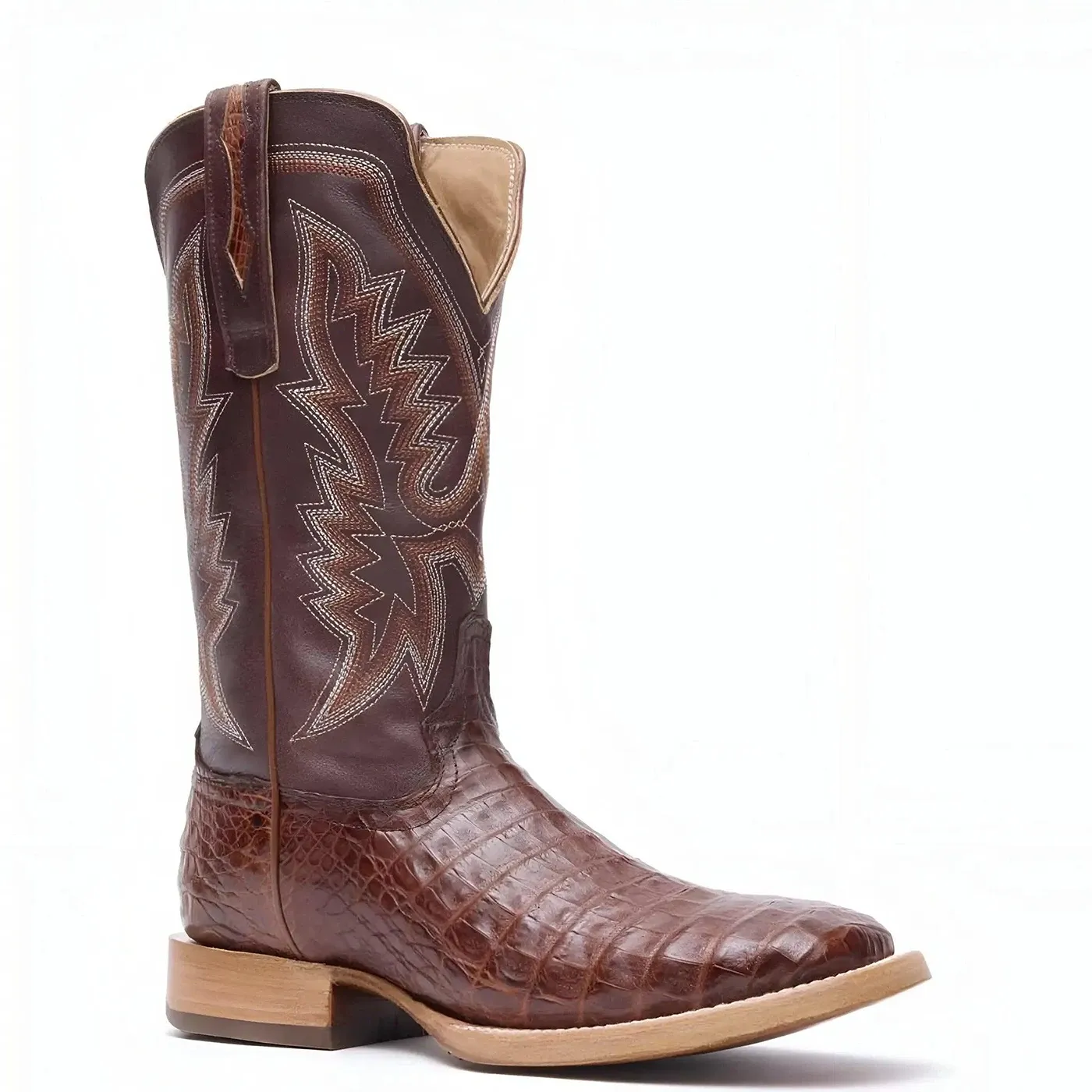 PRCA Collection Caiman Belly Western Boot - Image 5