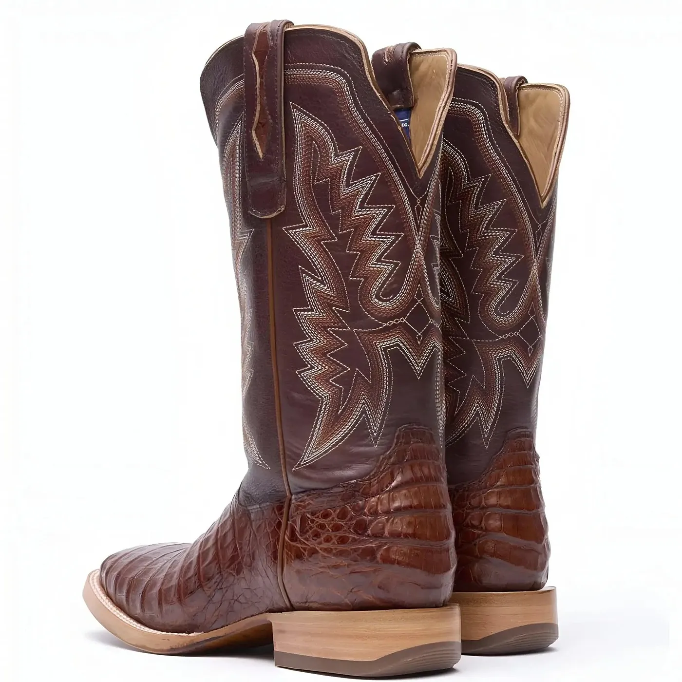PRCA Collection Caiman Belly Western Boot - Image 6