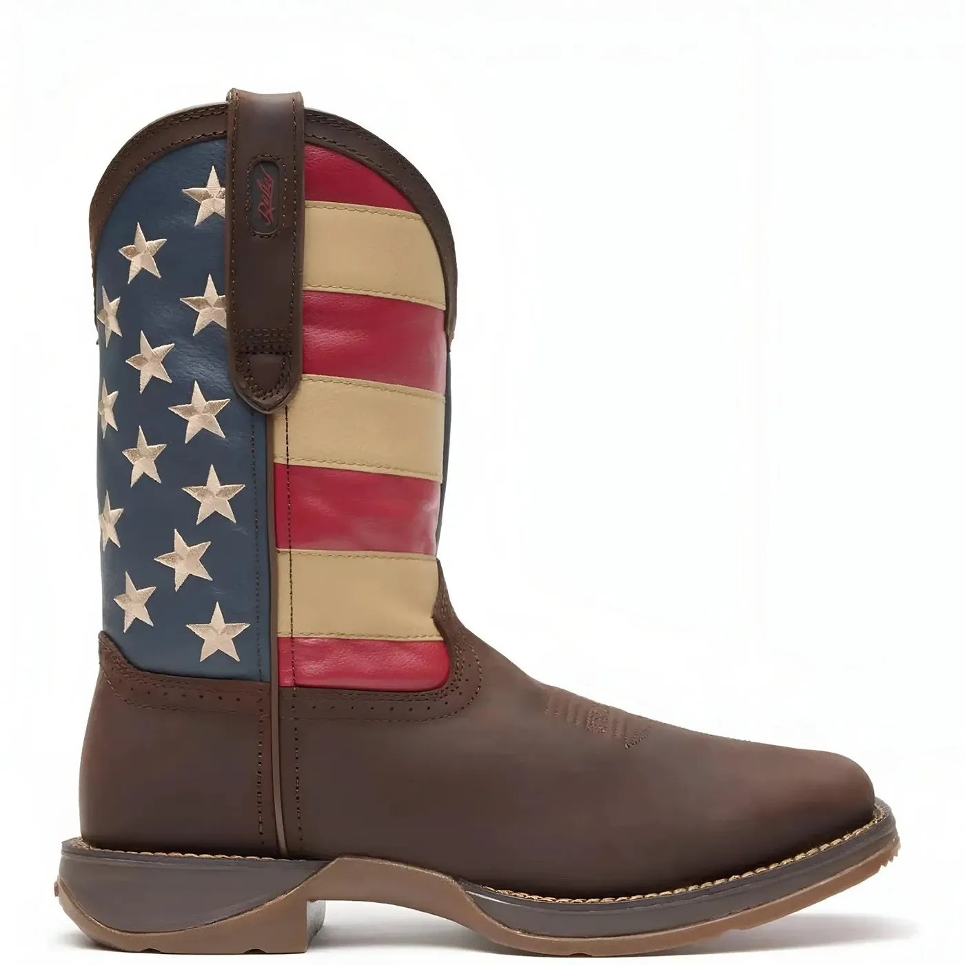 Rebel Patriotic Pull-On Western Flag Boot