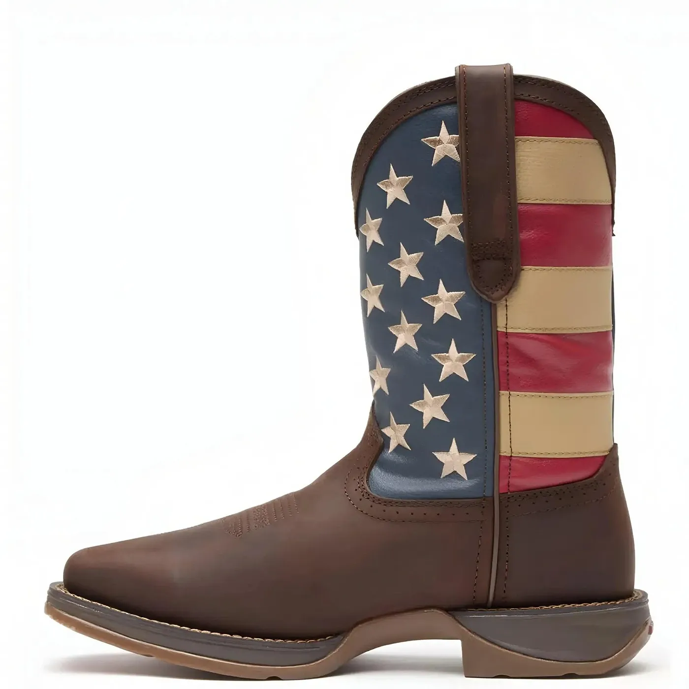 Rebel Patriotic Pull-On Western Flag Boot - Image 3