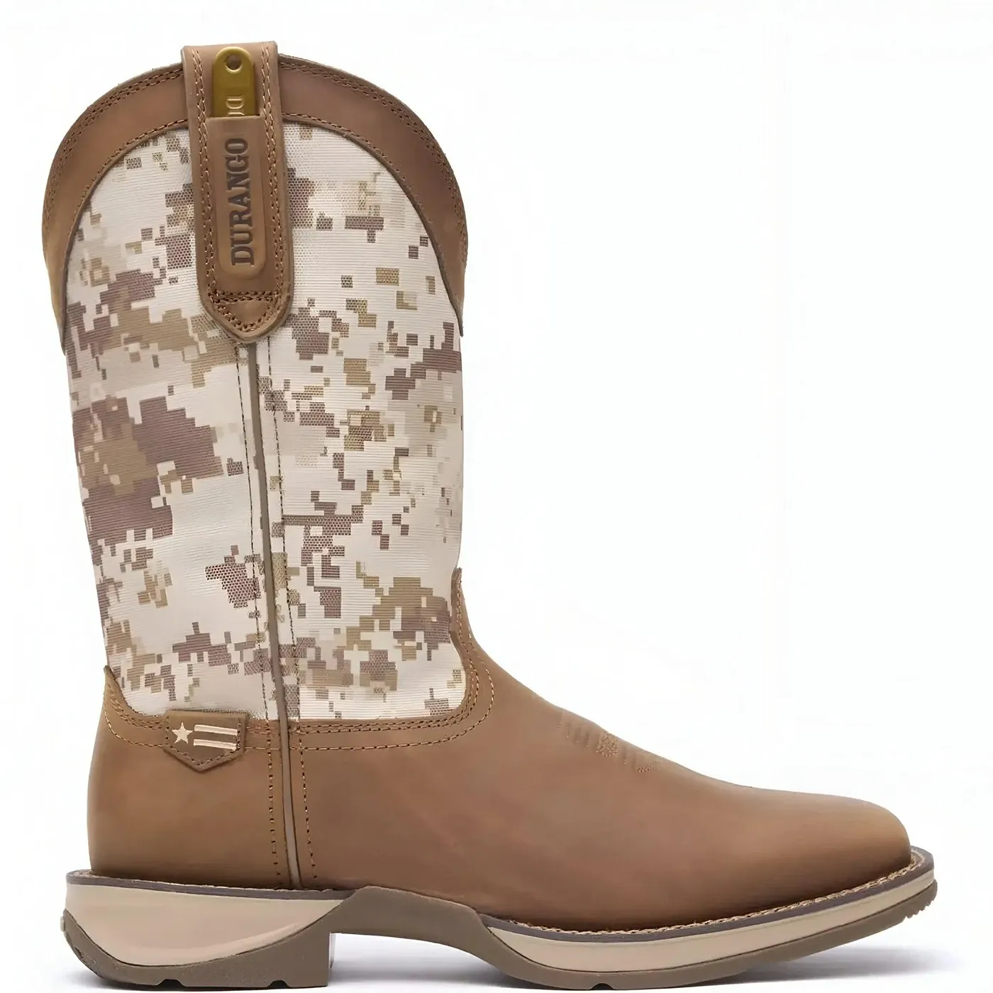 Rebel Desert Camo Pull-on Western Boot