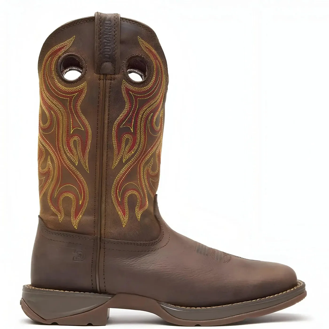 Rebel Western Boot Dark Chestnut