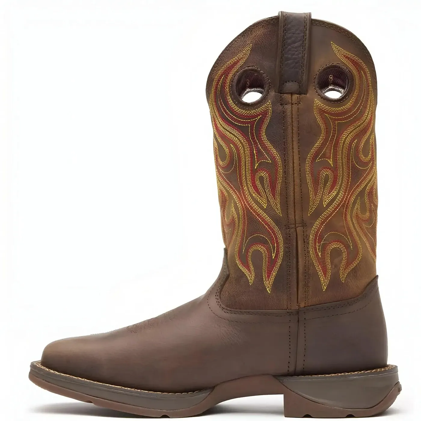 Rebel Western Boot Dark Chestnut - Image 5