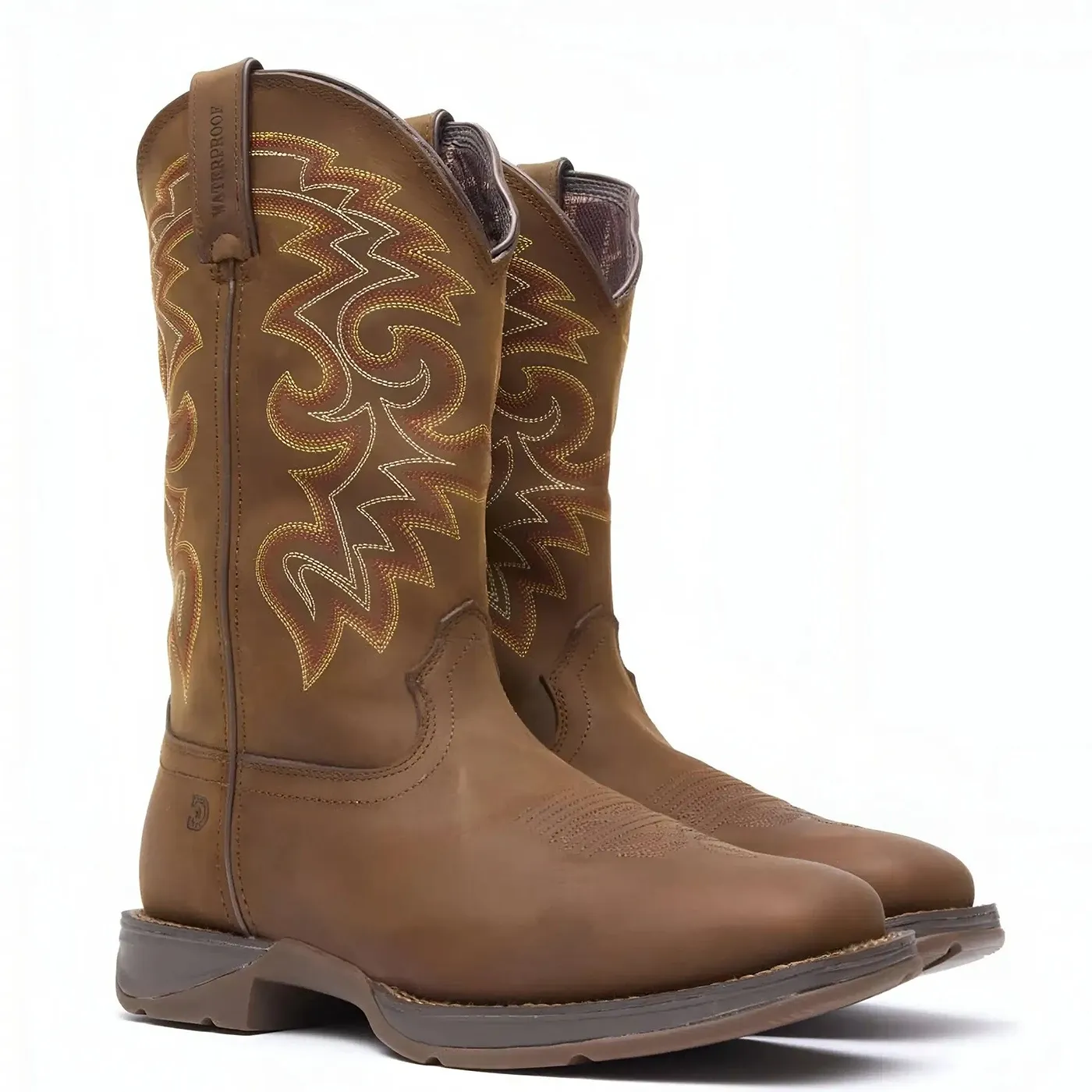 Rebel Waterproof Russet Western Boot - Image 3