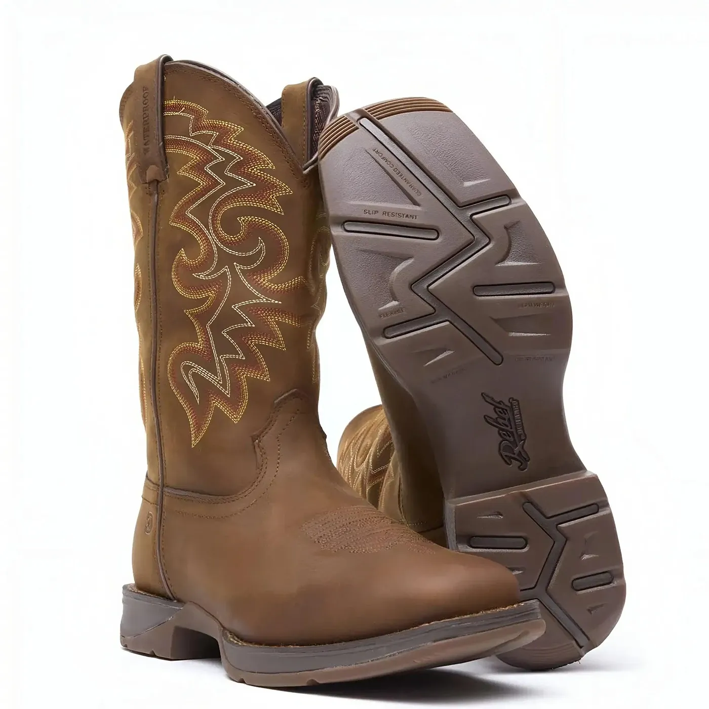 Rebel Waterproof Russet Western Boot - Image 4