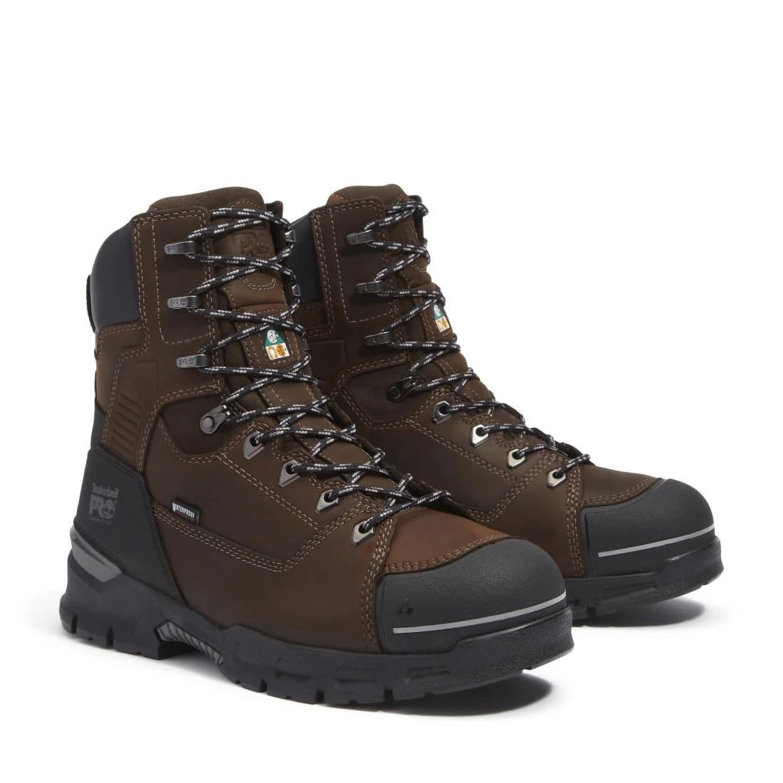 Endurance EV 8 Inch Composite Toe Waterproof CSA Insulated Work Boots Brown - Image 6