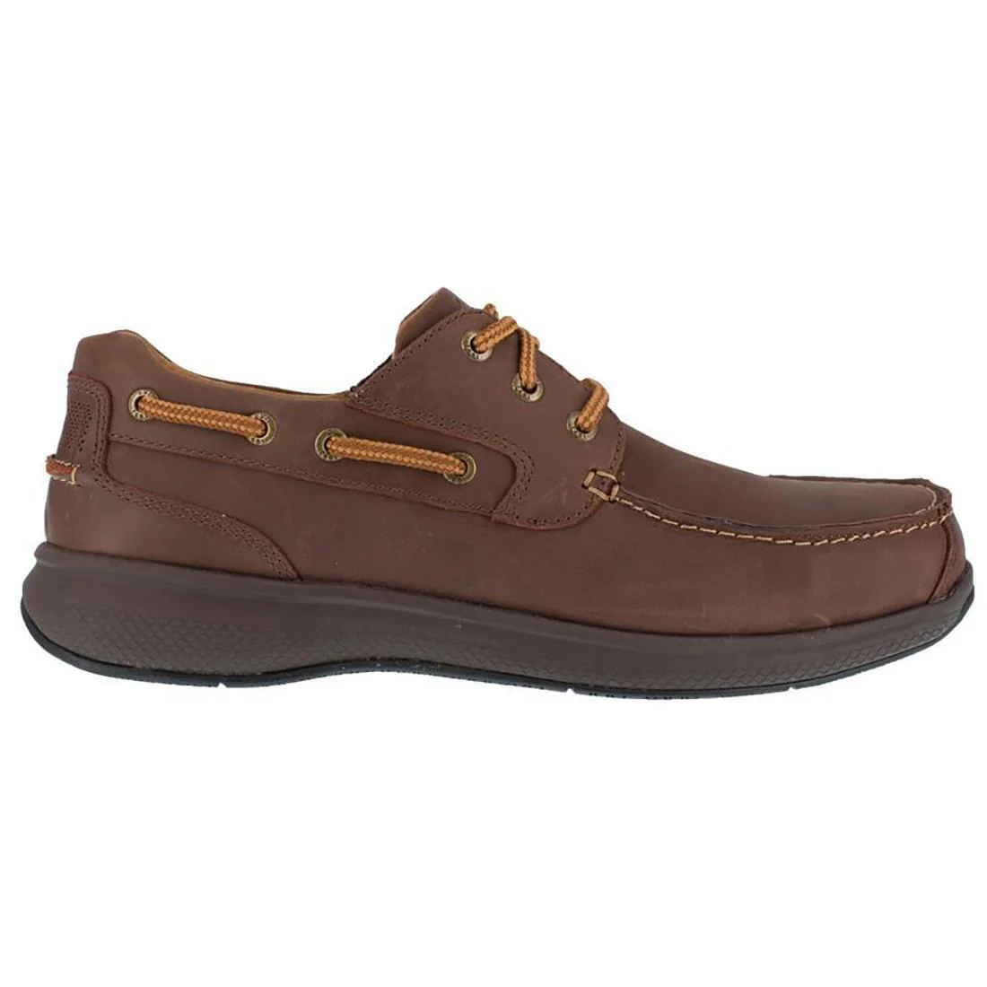 Bayside Steel-Toe Boat Work Shoe Brown