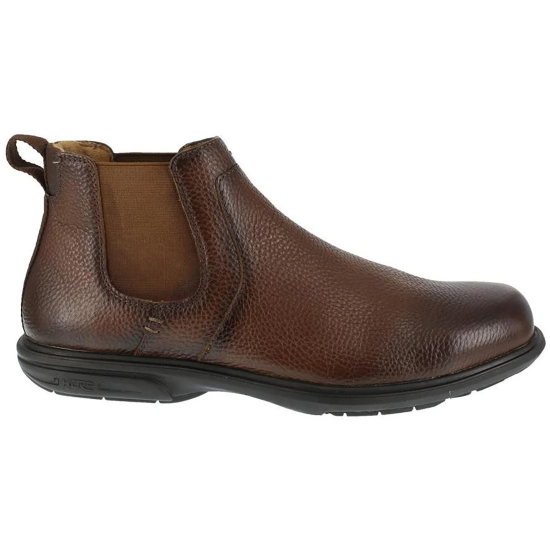 Loedin Steel-Toe Pull On Chelsea Work Boot Brown