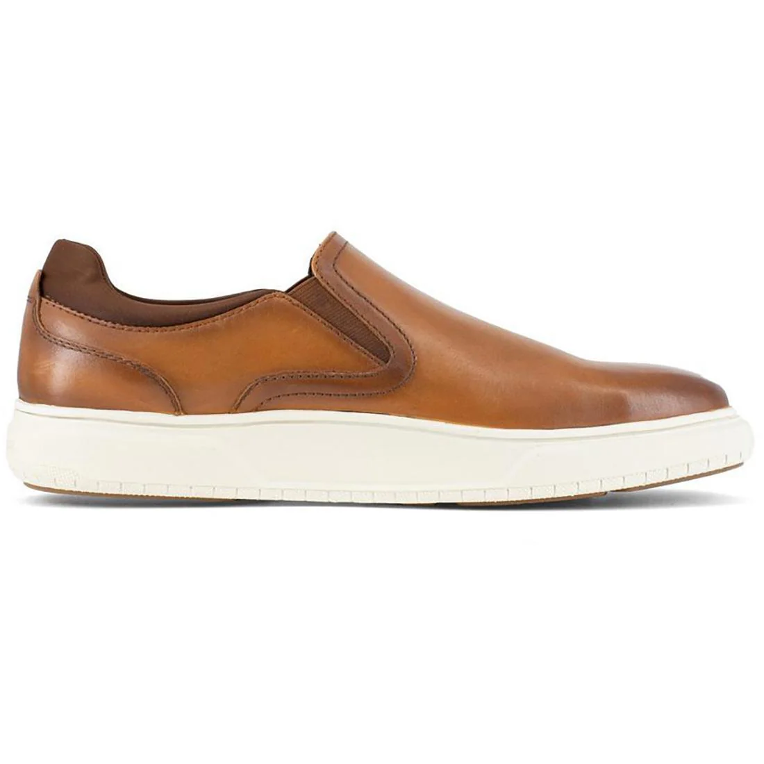 Premier Steel-Toe Casual Slip On Work Shoe Brown