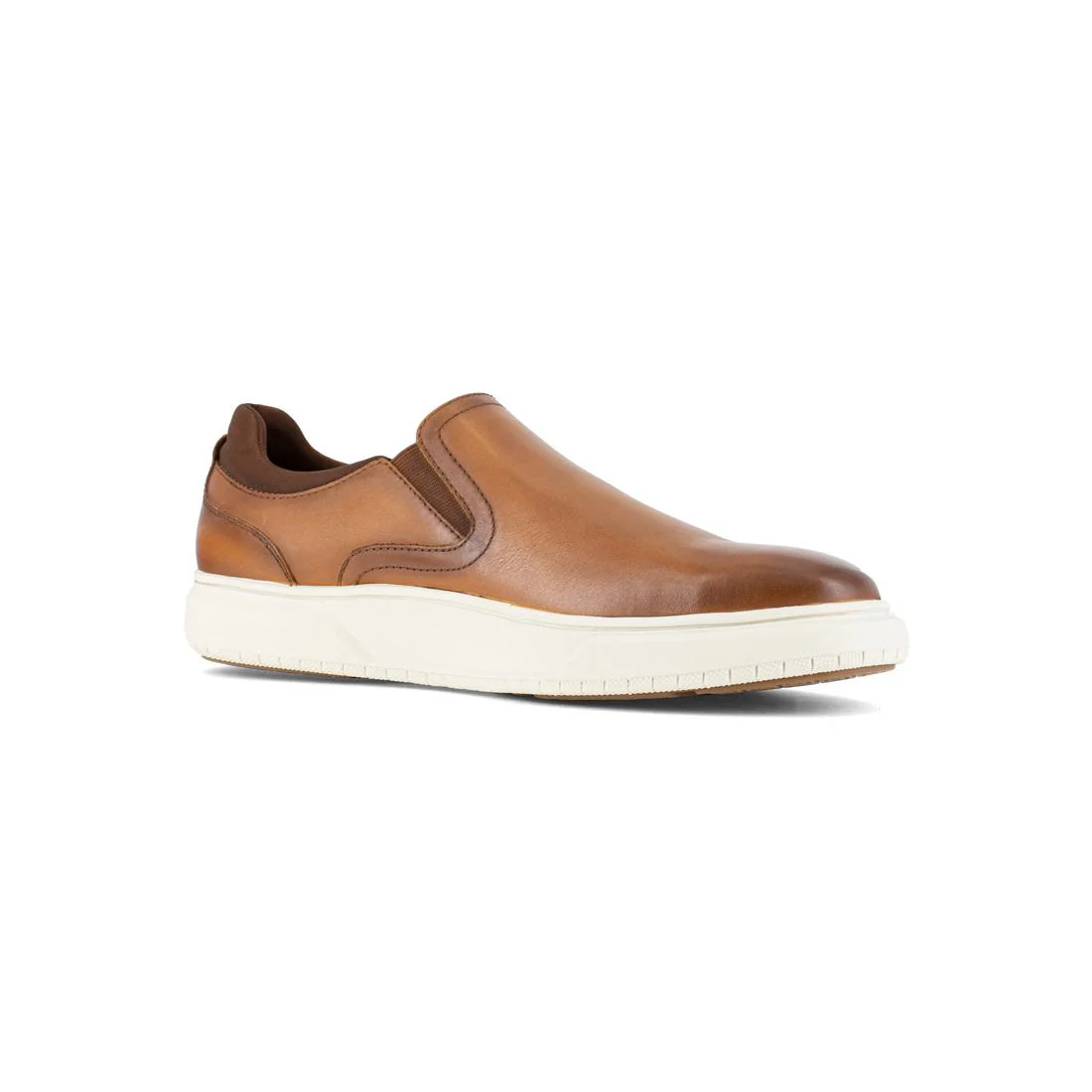 Premier Steel-Toe Casual Slip On Work Shoe Brown - Image 2