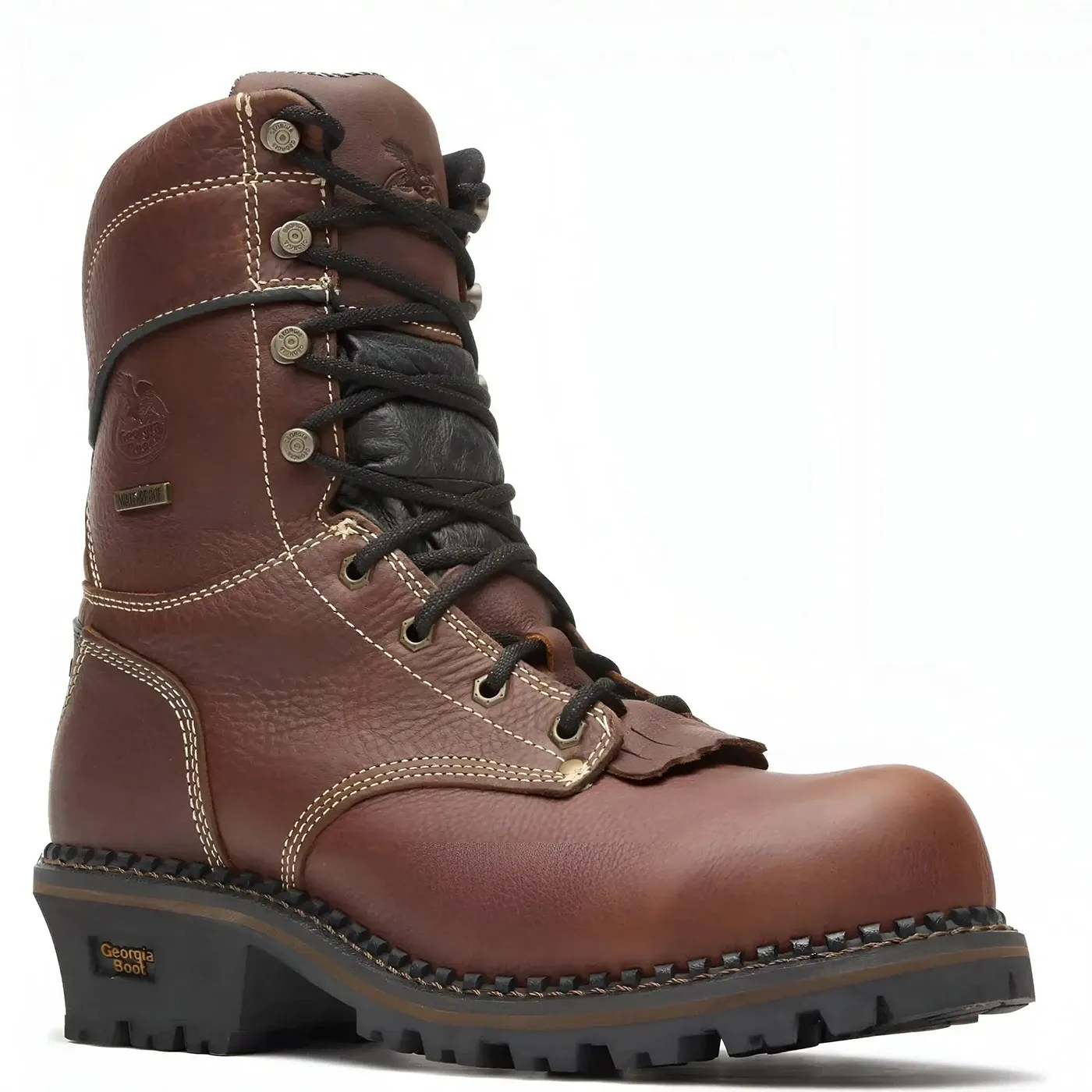 AMP LT Logger Composite Toe Waterproof Work Boot Brown - Image 6