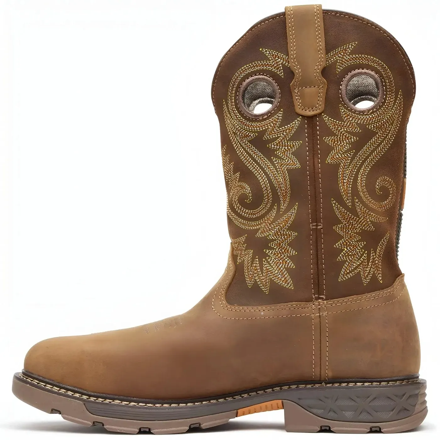 Carbo-Tec FLX Alloy Toe Waterproof Pull-on Work Boot Brown - Image 3