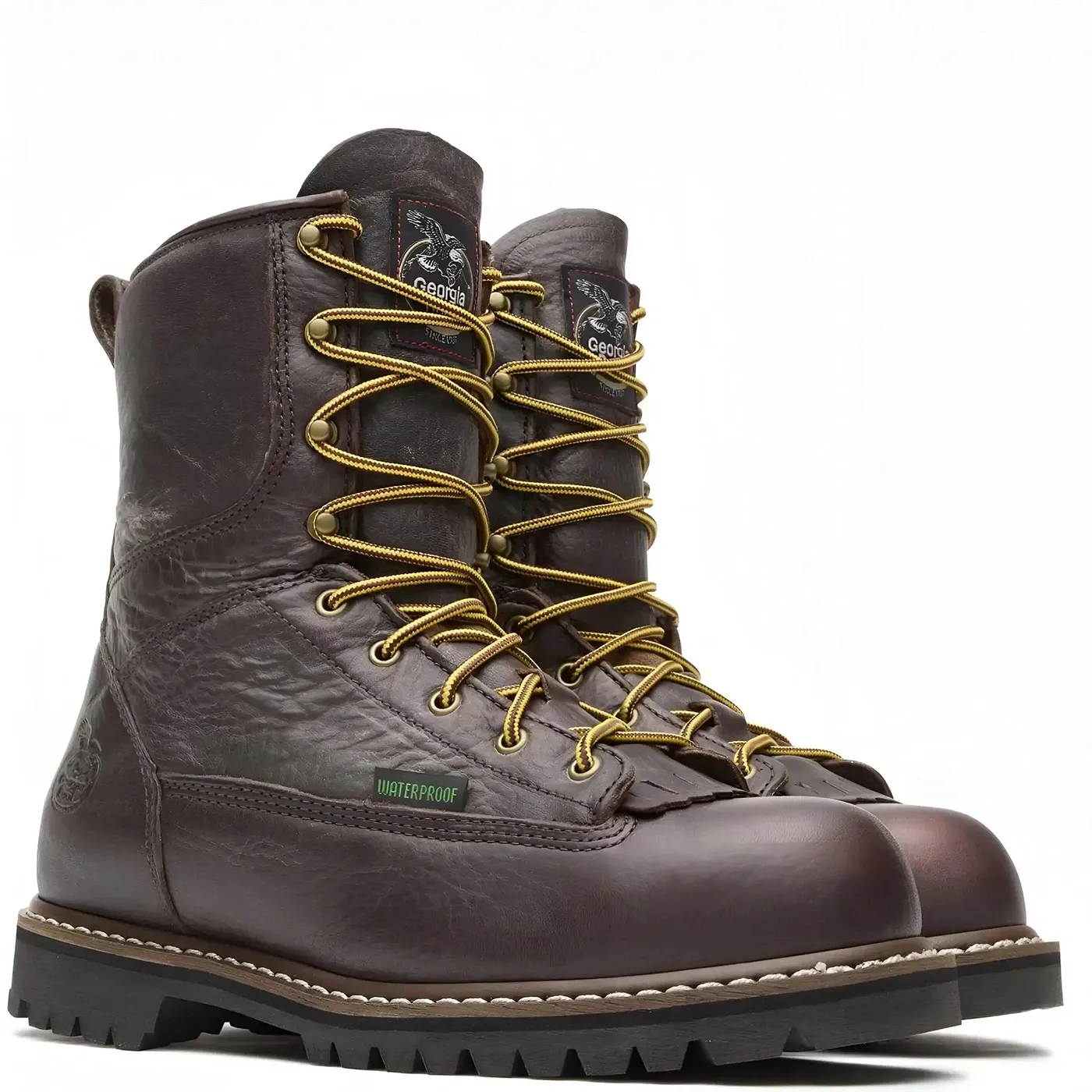 Steel Toe 8" Waterproof Lace-To-Toe Work Boot