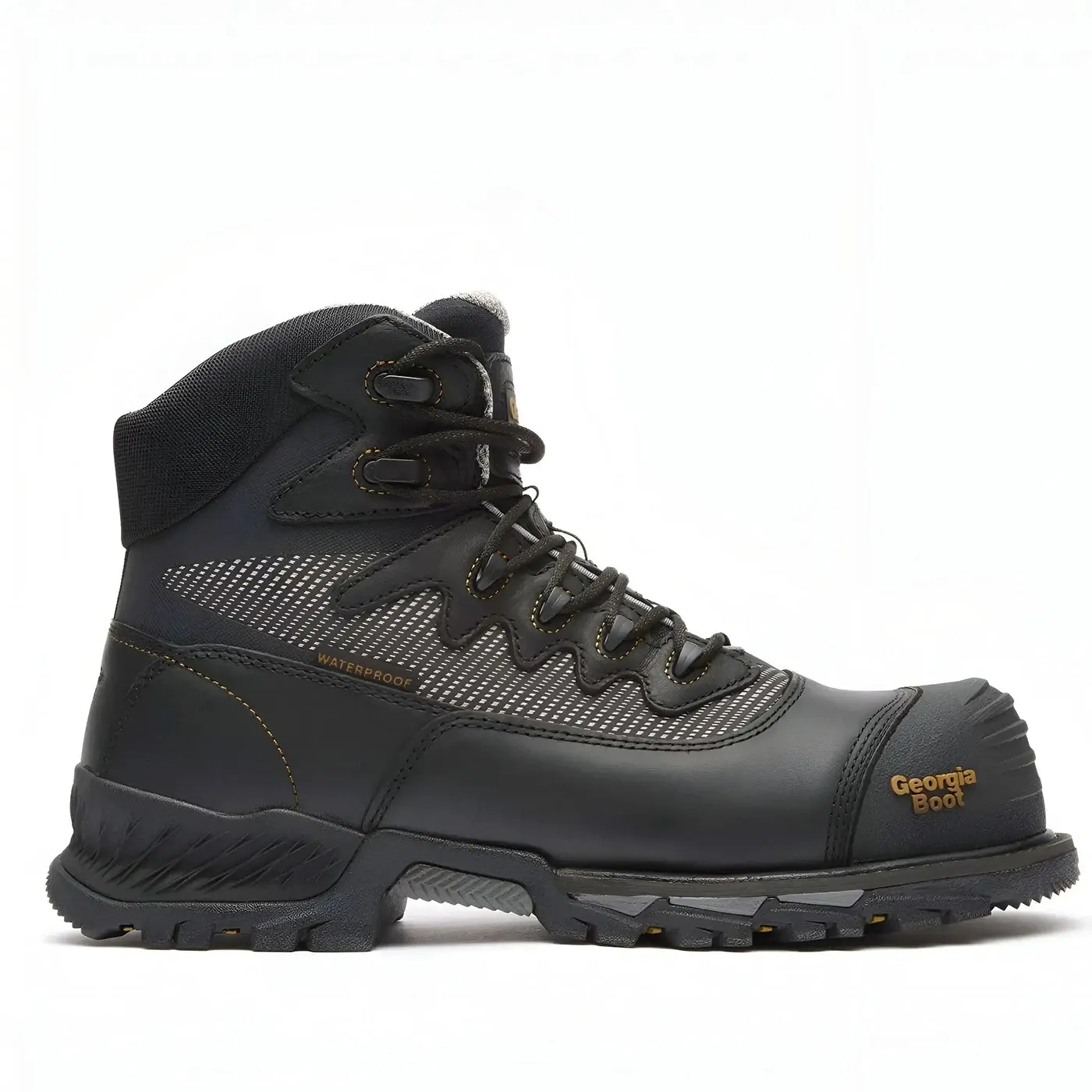 Rumbler Composite Toe Waterproof Hiker Work Boot Black - Image 2