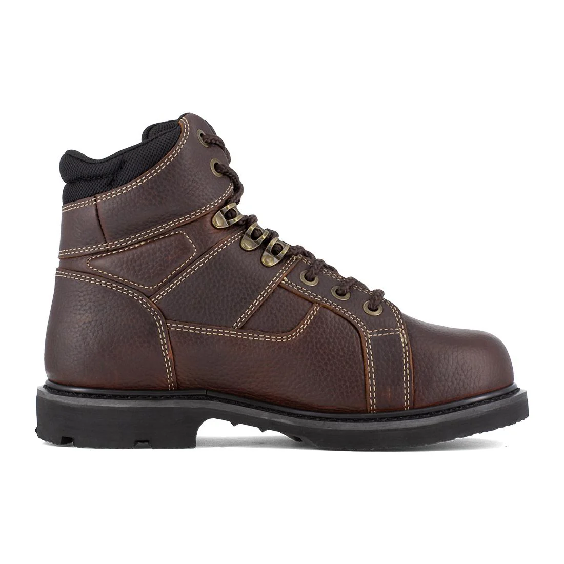 Groundbreaker 6" CushGuard Internal Steel Toe Met Guard Work Boot – Dark Brown - Image 5