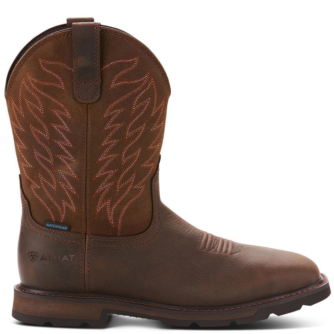 Groundbreaker Soft-Toe Waterproof Pull-On Boot Brown