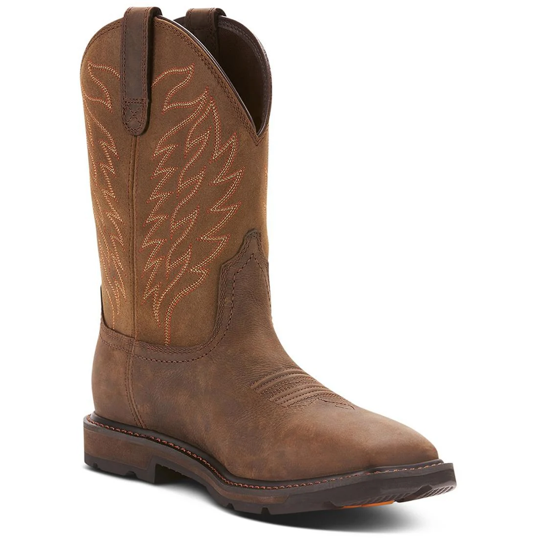Groundbreaker Soft-Toe Waterproof Pull-On Boot Brown - Image 6