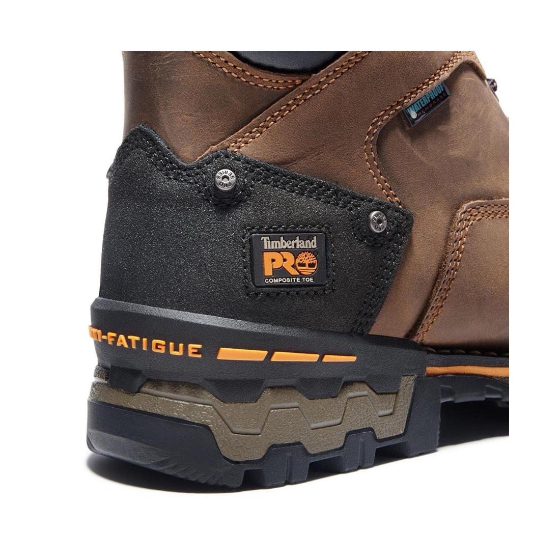 Boondock 6 Inch Composite-Toe Waterproof Work Boot Brown - Image 5