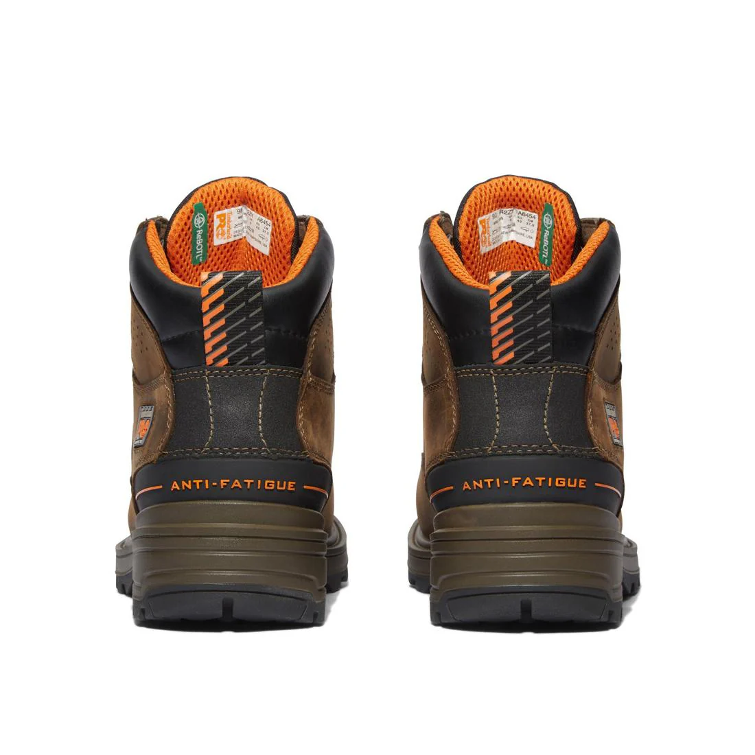 Magnitude 6 Inch Composite-Toe Waterproof Work Boot Orange and Brown - Image 5