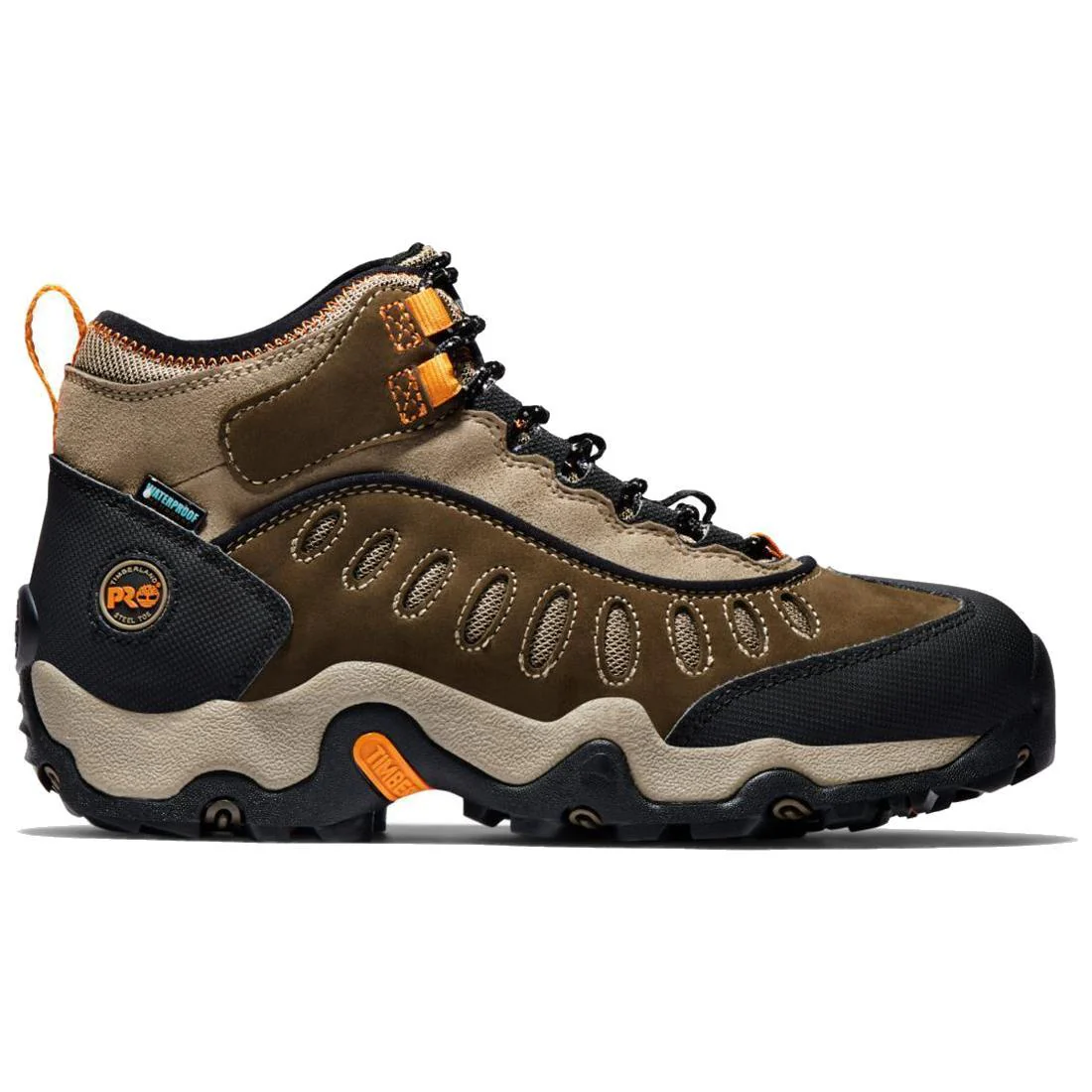 Mudslinger Steel-Toe Waterproof Work Boot Brown