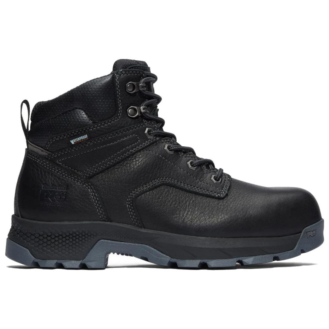 Titan EV 6 Inch Composite-Toe Waterproof Work Boot Black