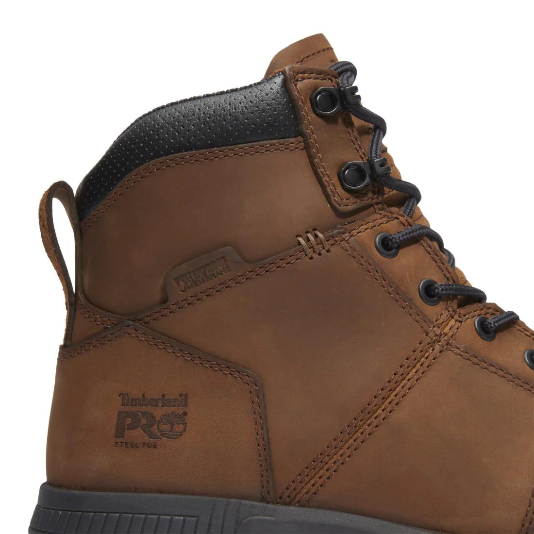 Montauk 6 Inch Steel Toe Waterproof Work Boots Brown - Image 6