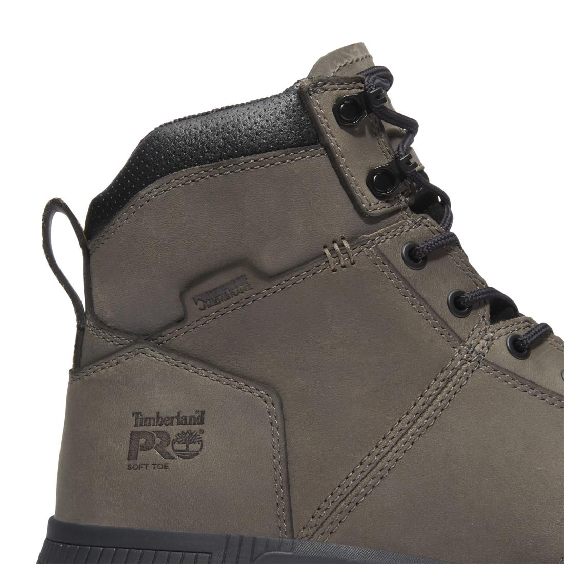Montauk Soft Toe Waterproof Work Boots Grey - Image 6