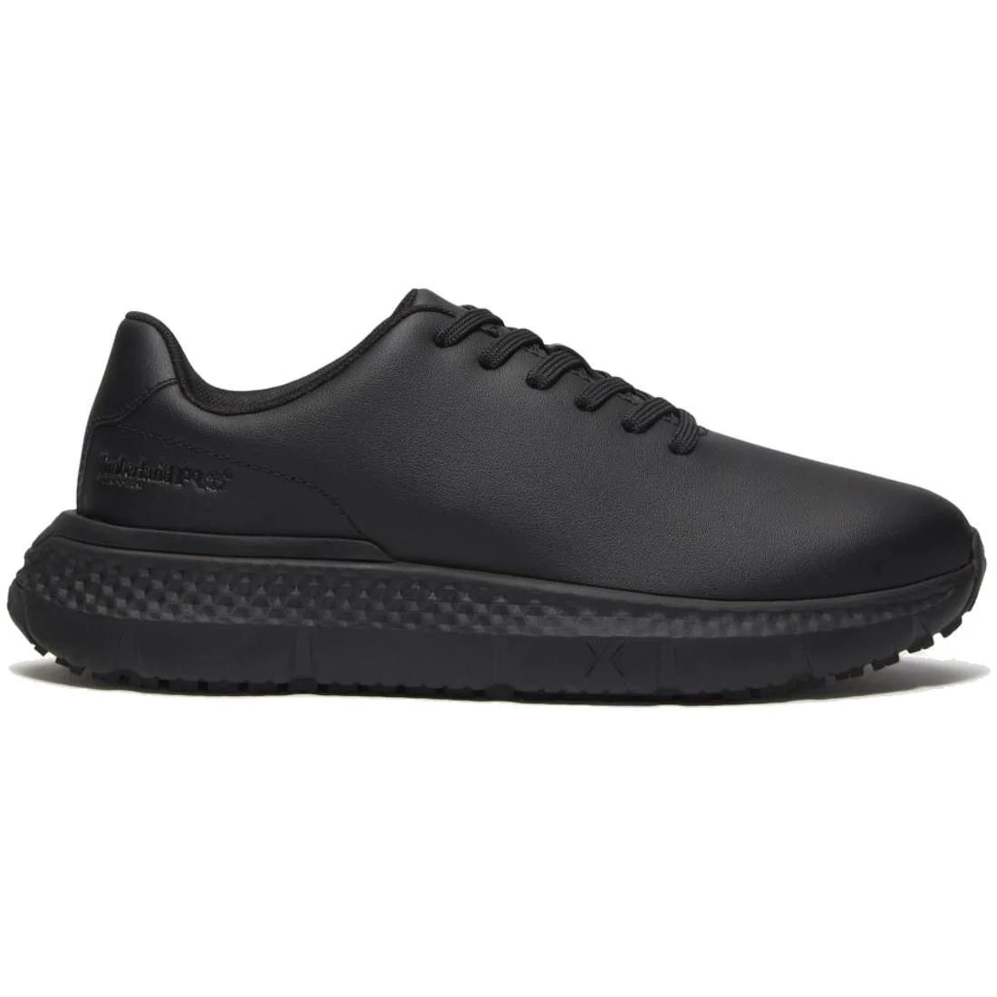 Power Shift Women’s Slip Resistant Shoes – Black Leather