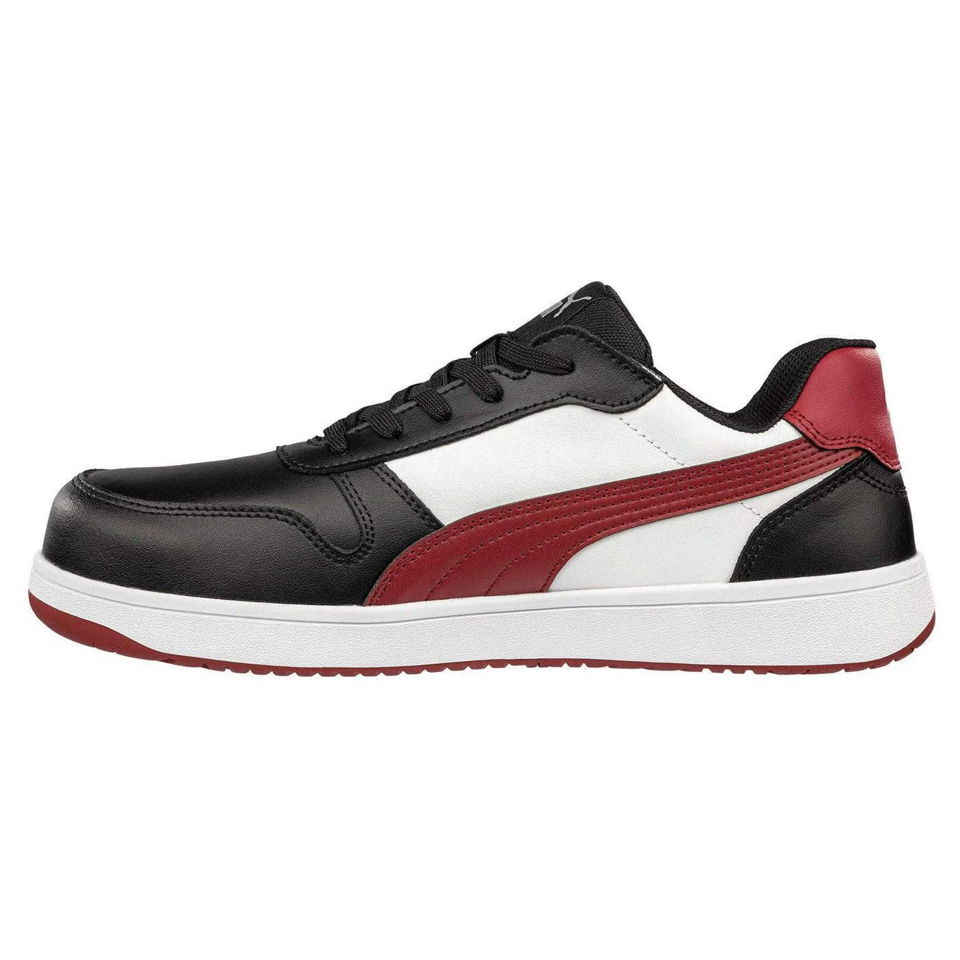 Frontcourt Composite Toe Work Shoes – Black White Red - Image 6