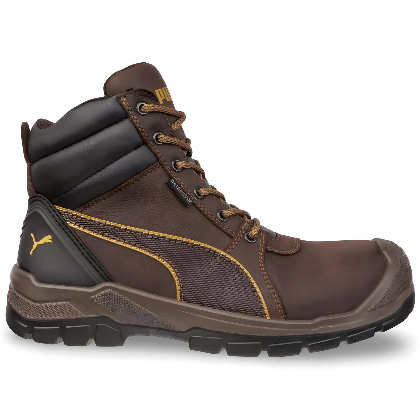Tornado Waterproof Soft Toe Work Boots – Brown