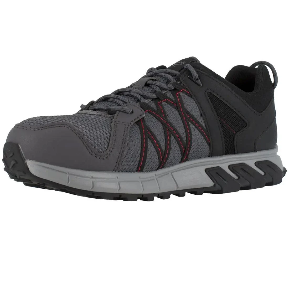 Trailgrip Alloy-Toe Athletic Work Shoe Grey/Black - Image 5