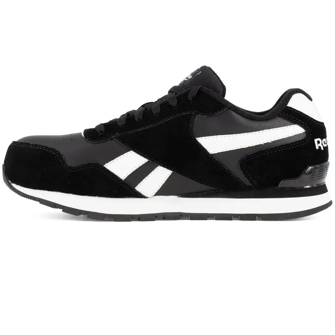 Harman Composite-Toe Athletic Work Shoe Black/White - Image 3