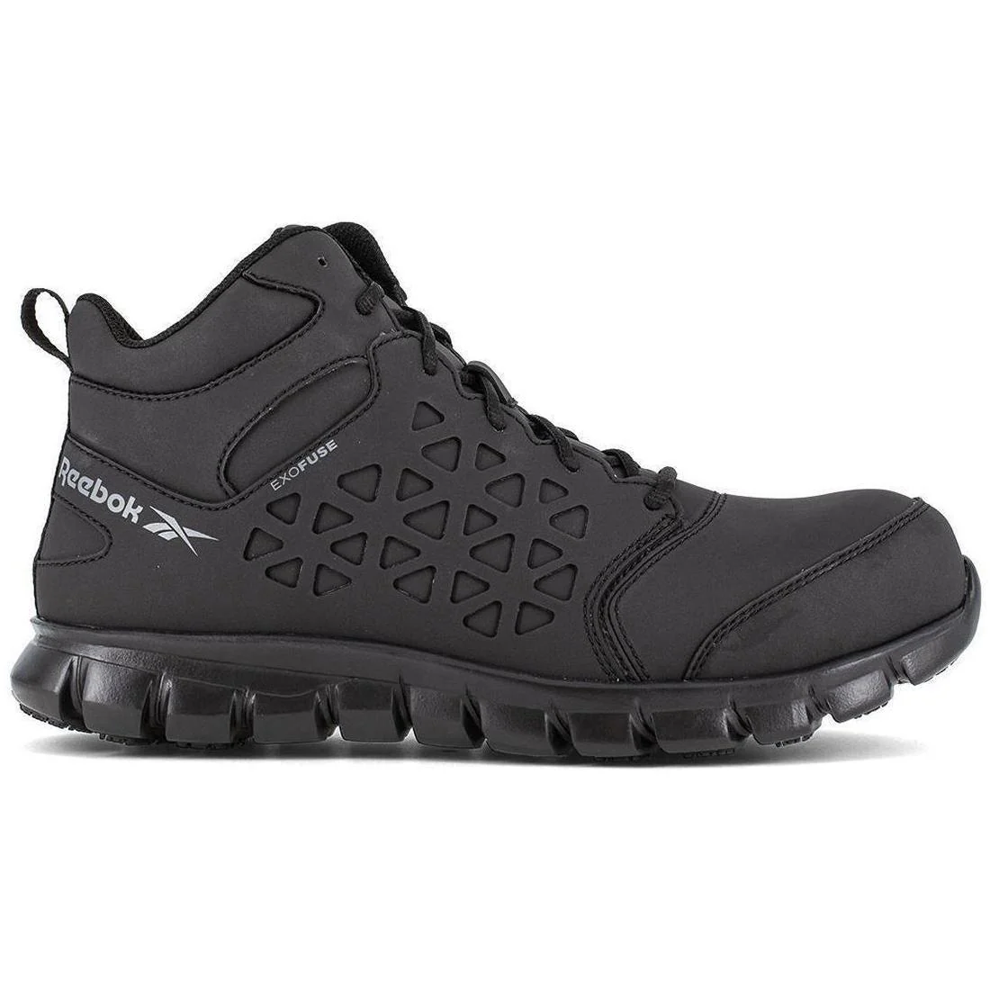 Sublite Cushion Composite-Toe Mid Cut Athletic Work Boot Black Exofuse