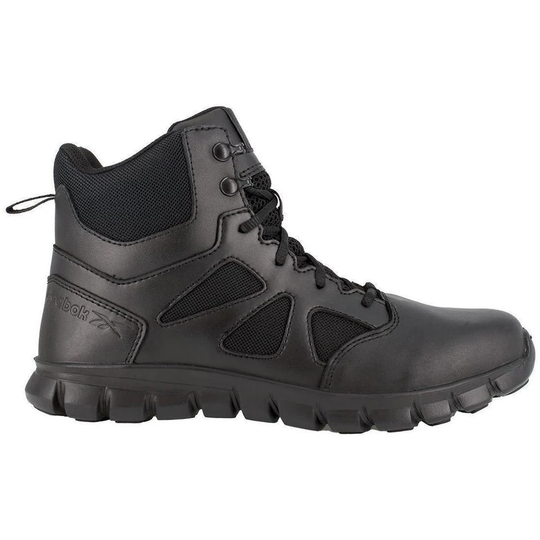 Sublite Cushion 6 Inch Soft-Toe Side Zip Tactical Stealth Boot Black