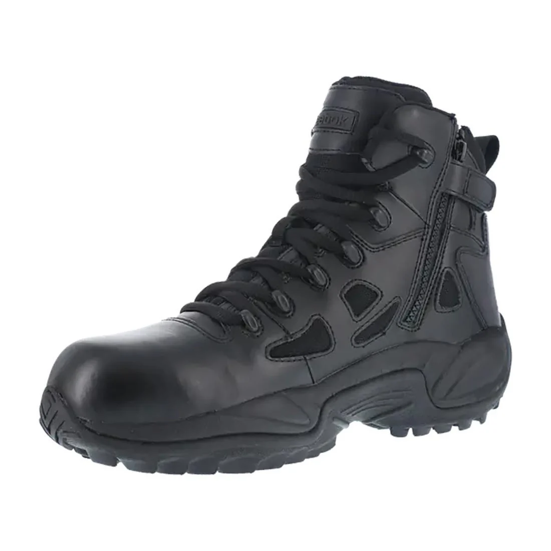 Rapid Response Rb 6 Inch Composite-Toe Side Zip Tactical Stealth Work Boot Black - Image 5