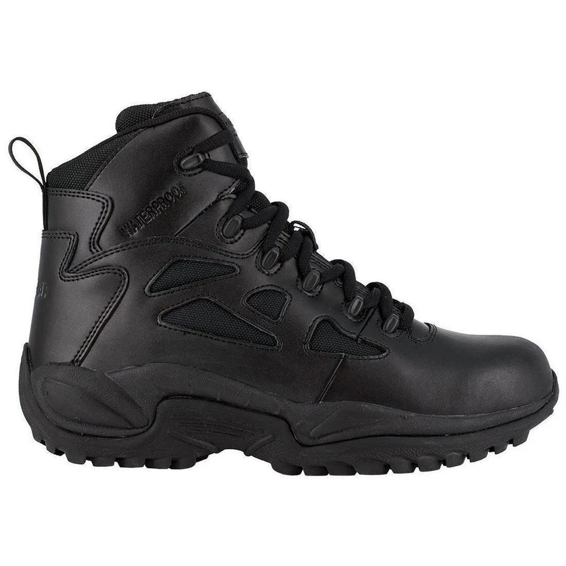 Rapid Response Rb 6 Inch Soft-Toe Waterproof Side Zip Tactical Stealth Boot Black