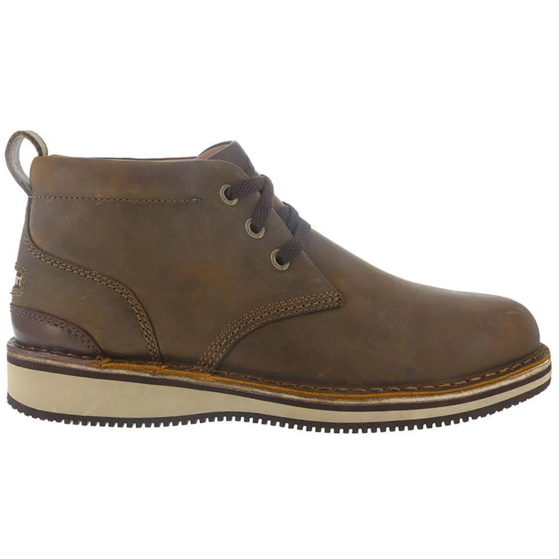Prestige Point Steel-Toe Work Boot Brown