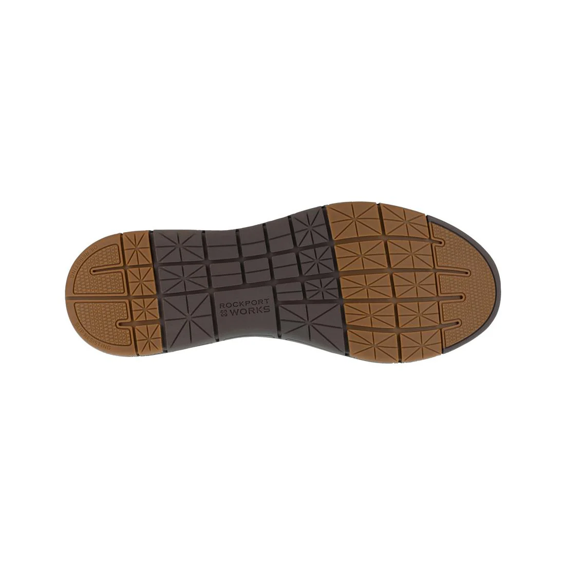 Primetime Casuals Steel-Toe Oxford Work Shoe Brown - Image 3