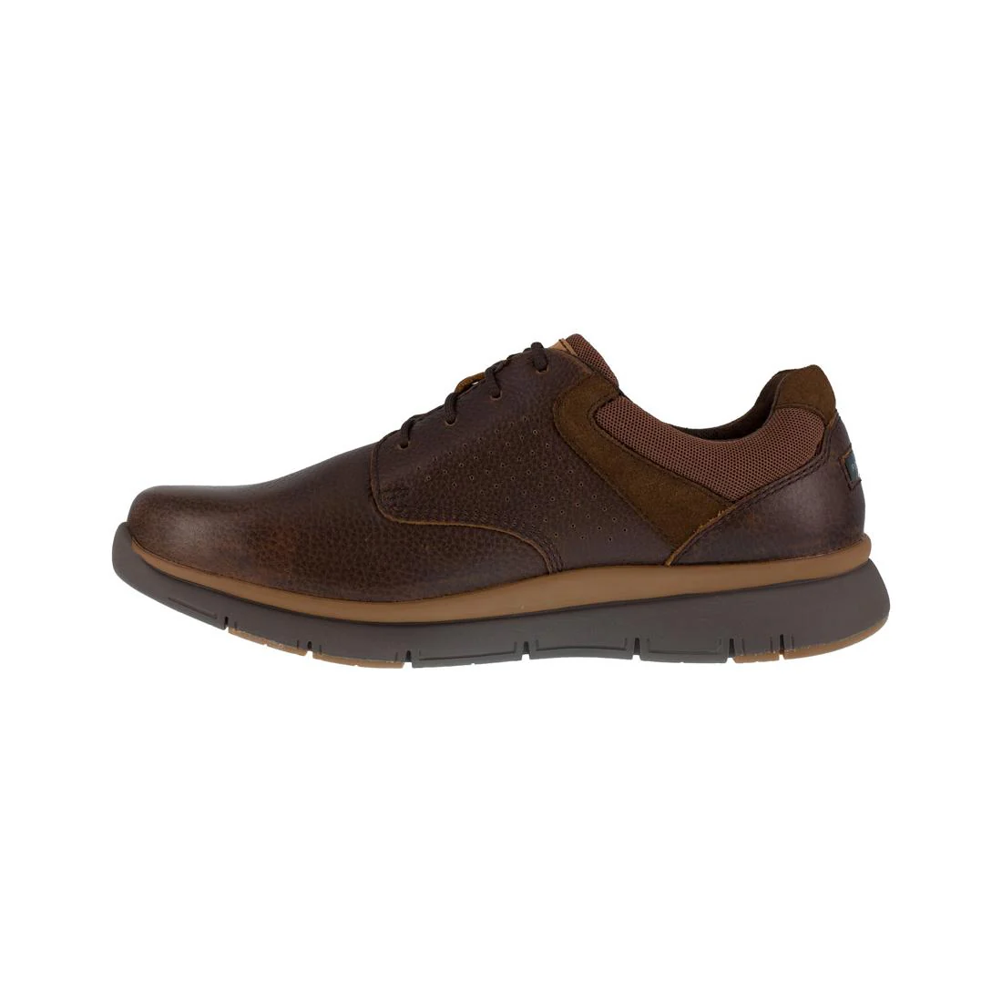 Primetime Casuals Steel-Toe Oxford Work Shoe Brown - Image 4