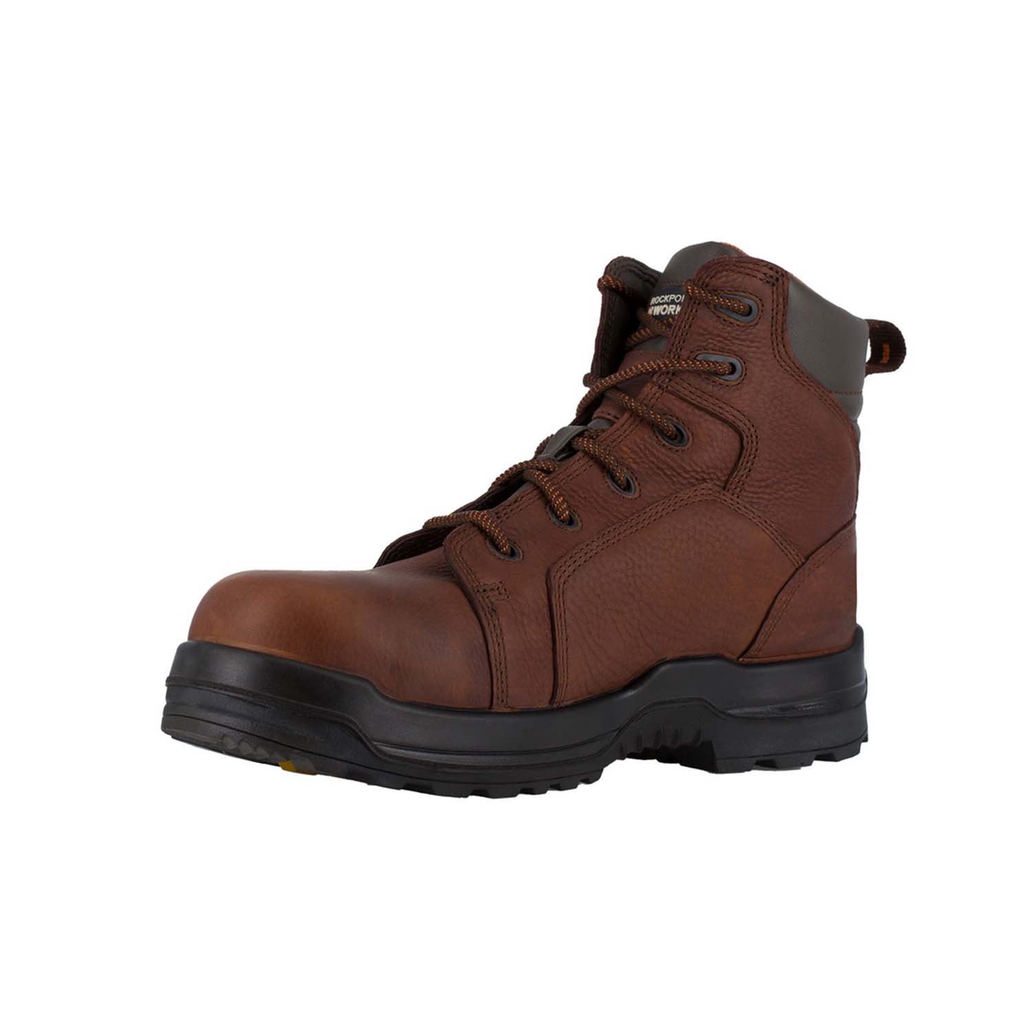 Women's More Energy Composite-Toe Waterproof Work Boot Brown - Image 5