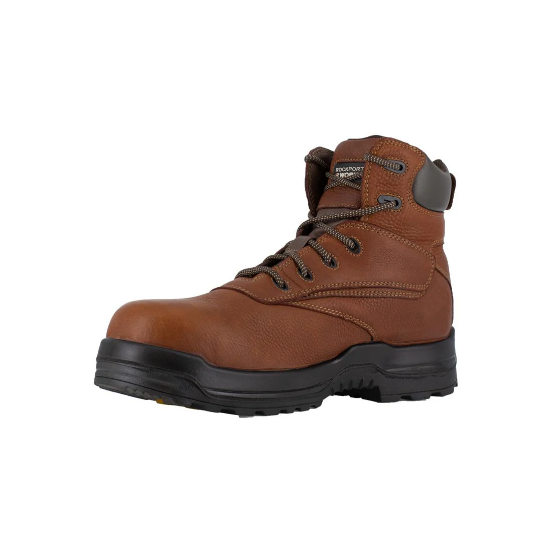 Women's More Energy 6 Inch Composite-Toe Waterproof Work Boot Brown - Image 5
