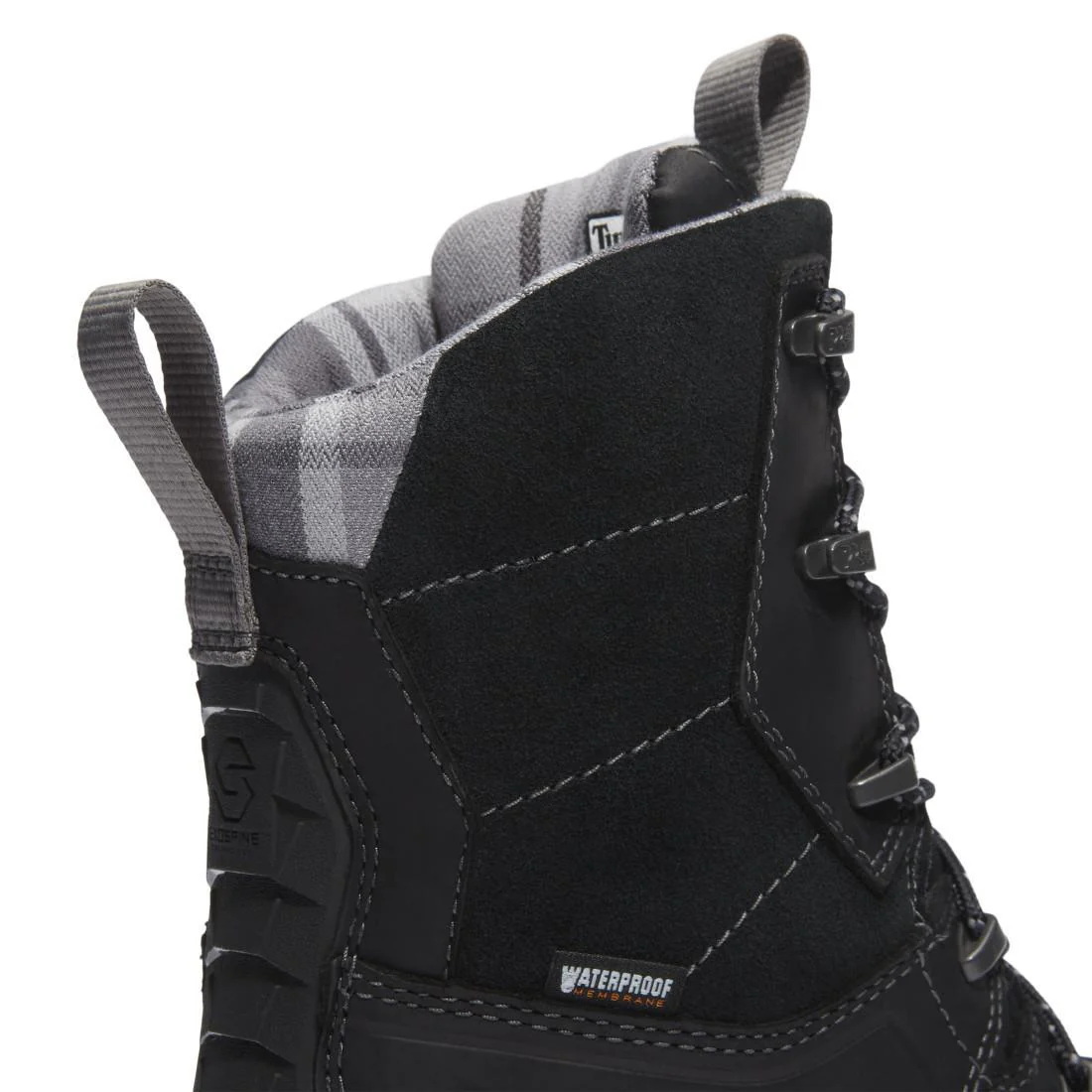 Siberian 8 Inch Composite Toe Waterproof PR Work Boots Brown and Black - Image 13