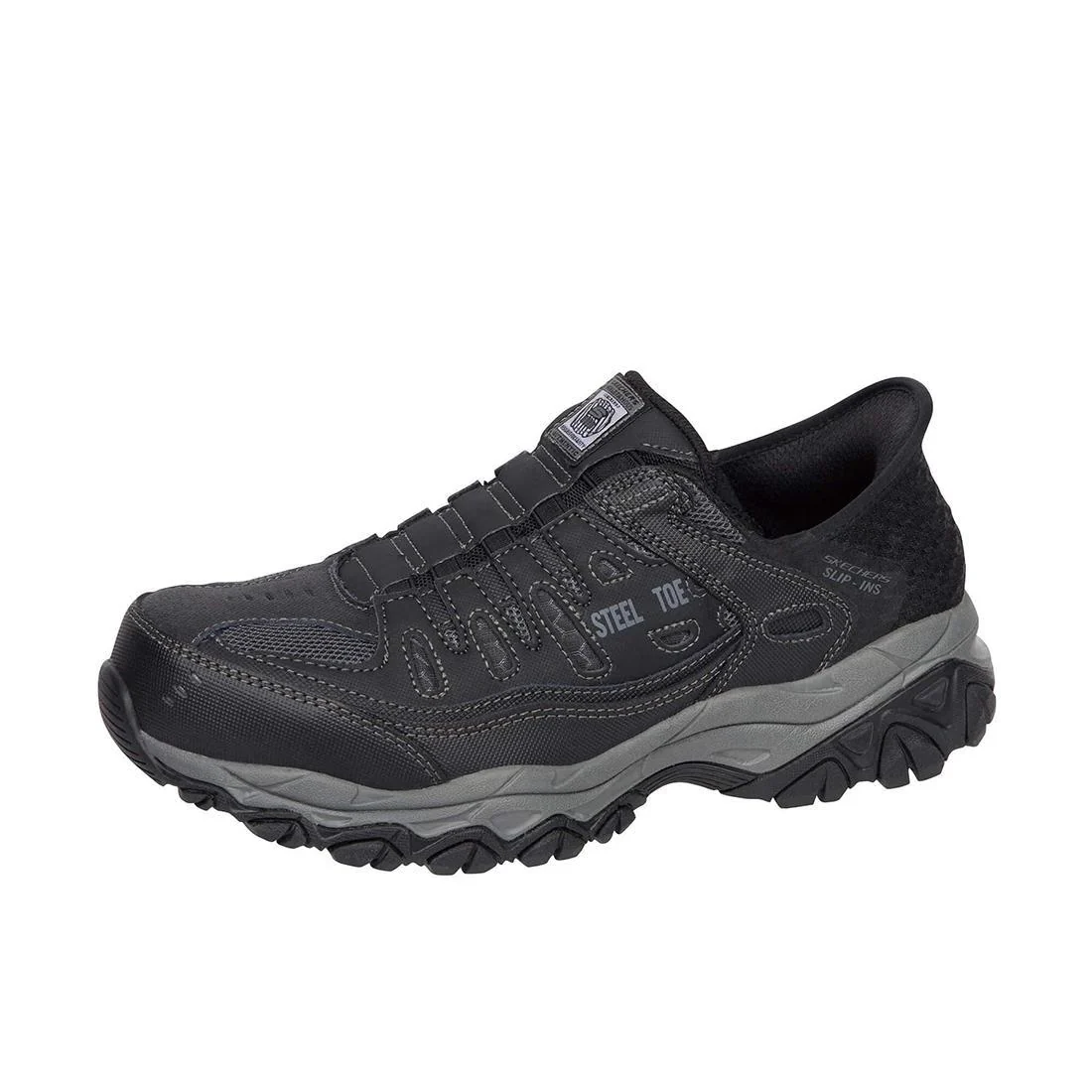 Men's Cankton Faison Slip ins Steel-Toe Shoe Black - Image 2